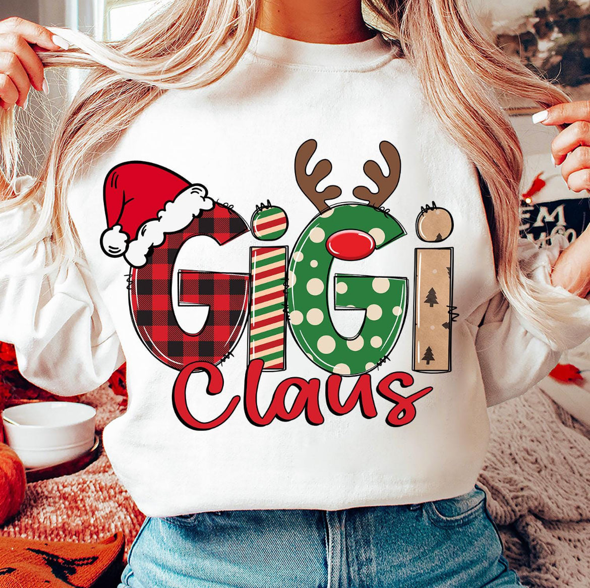 Mama/Nana/Gigi/Mimi/Grandma Claus T-Shirts