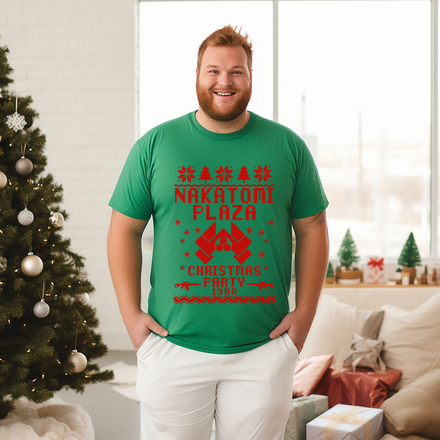 Nakatomi Plaza Die Hard Christmas Tee