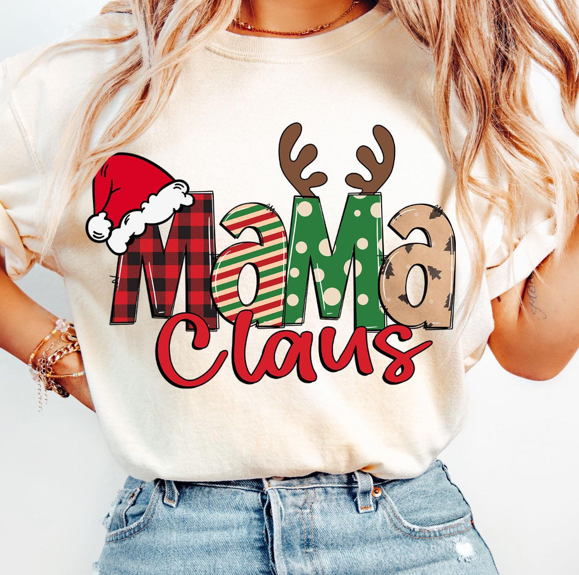 Mama/Nana/Gigi/Mimi/Grandma Claus T-Shirts