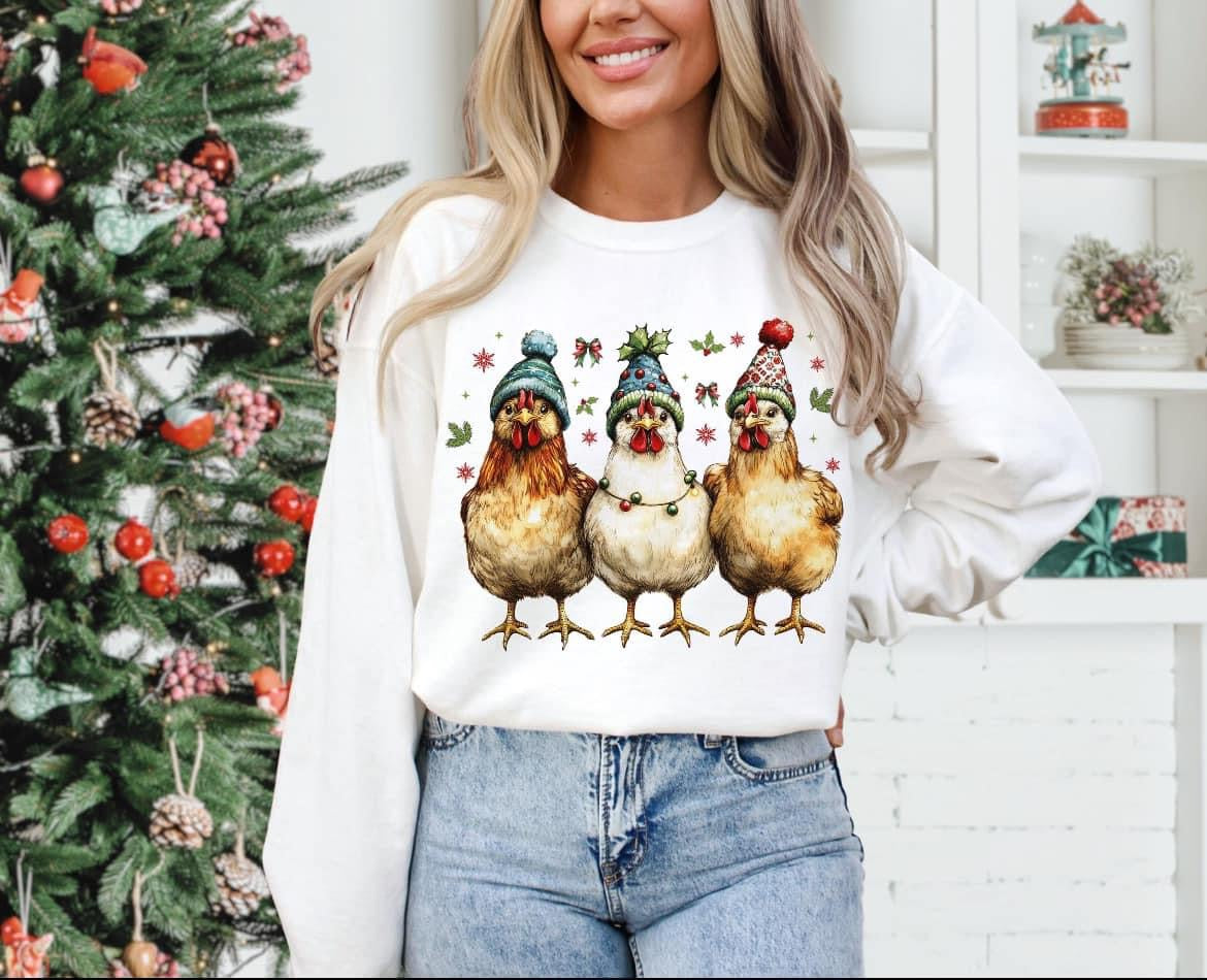 Christmas Chicken Shirt