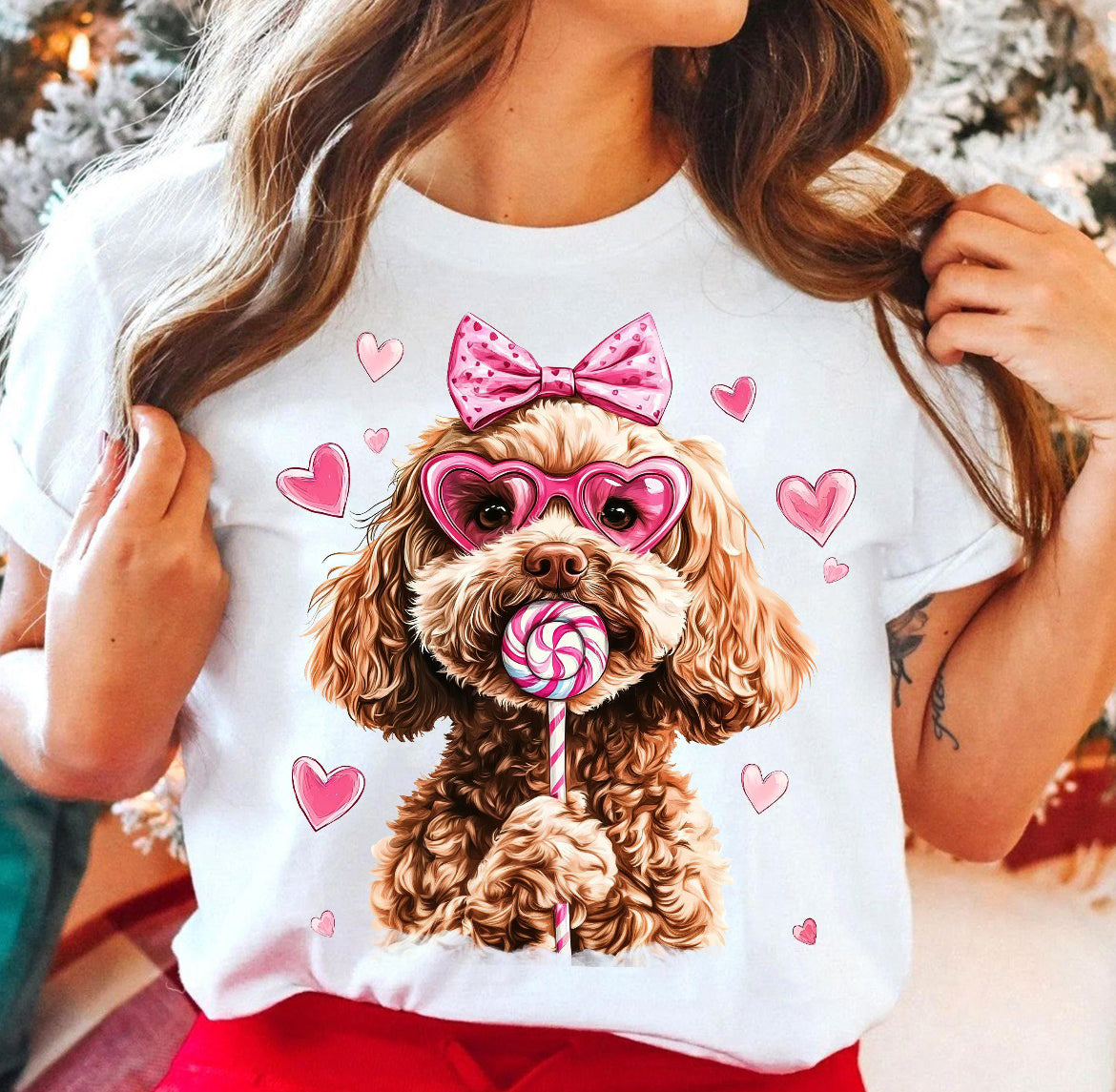 Golden Doodle Valentine Tee