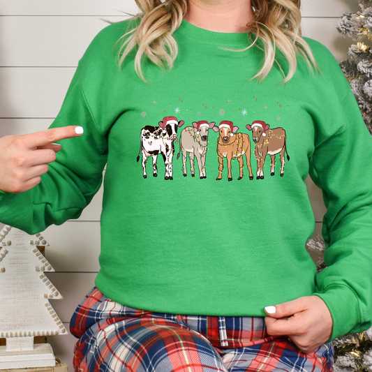 Christmas Cow Shirt