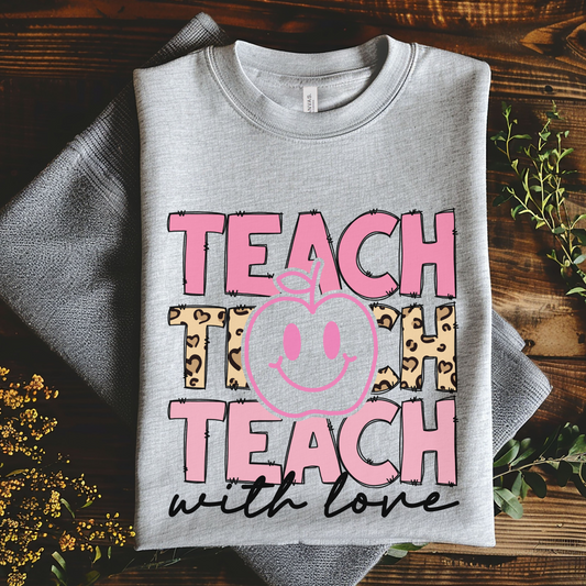 Teach With Love Tee