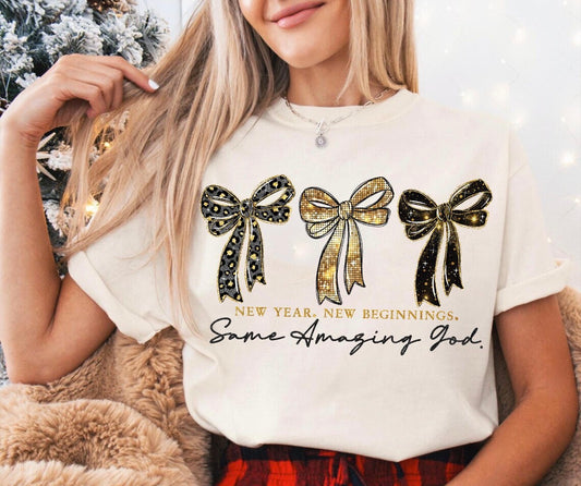 New Year Same Amazing God Tee
