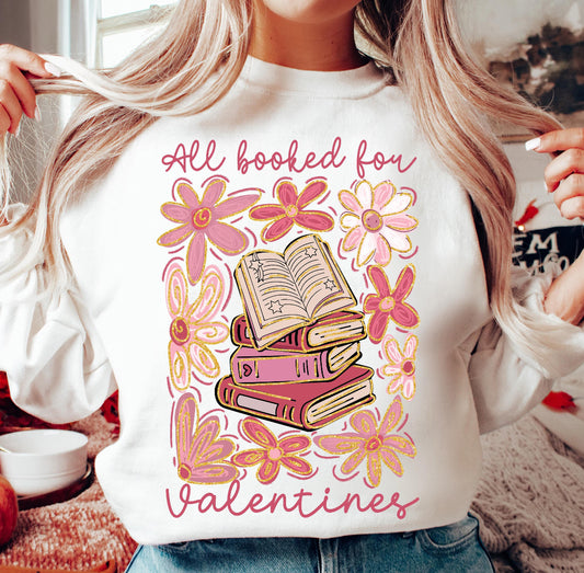 All Booked For Valentines Tee