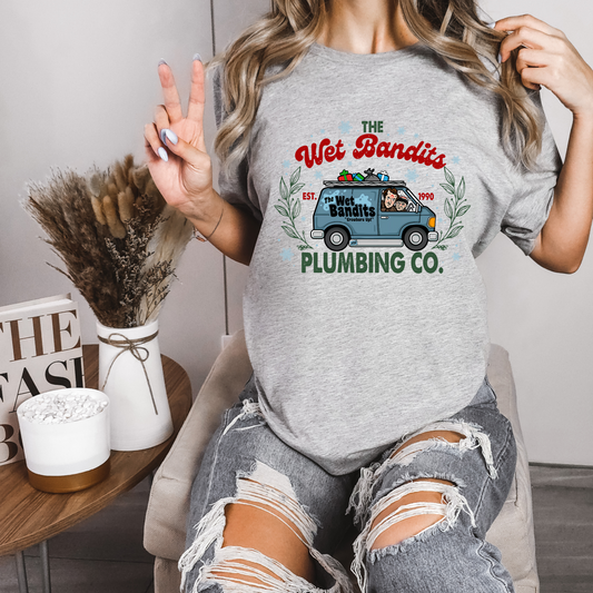 Wet Bandits Plumbing Co Home Alone Shirt