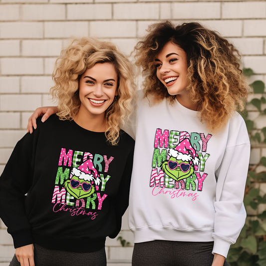 Grinch Merry Christmas Sweatshirt