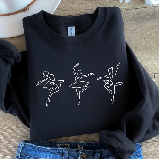 Simple Ballet Sweatshirt or Tee