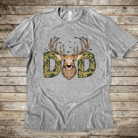 Dad Deer Buck Hunting Tee