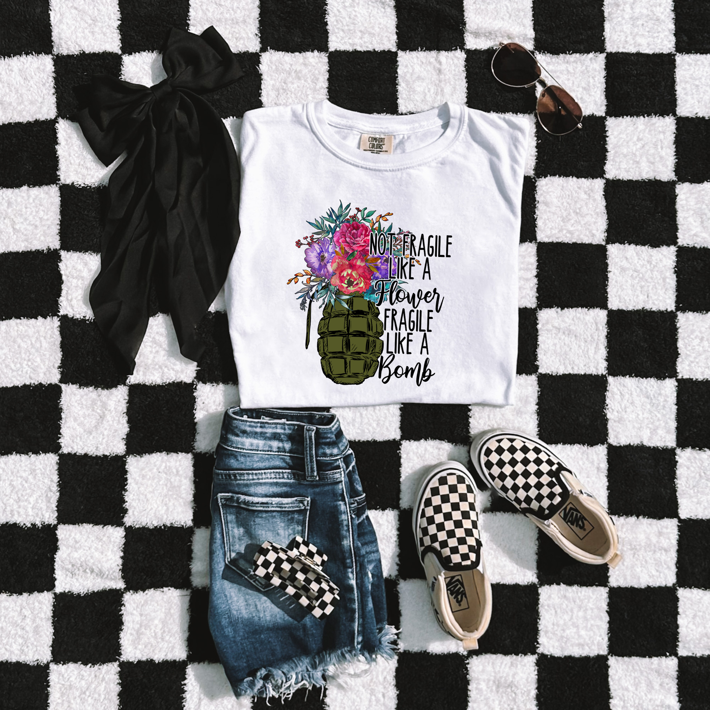 Fragile like a bomb tee